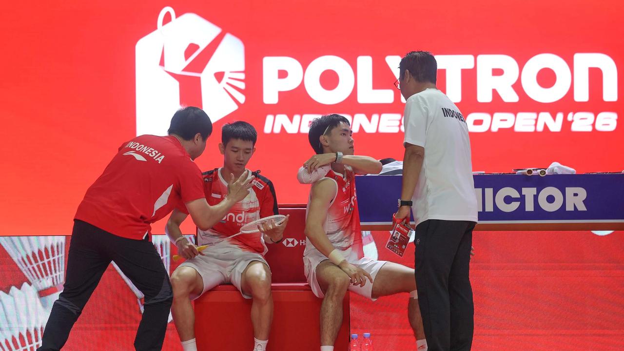 FOTO: Ganda Putra Indonesia Gagal Akhiri Puasa Gelar di Indonesia Open