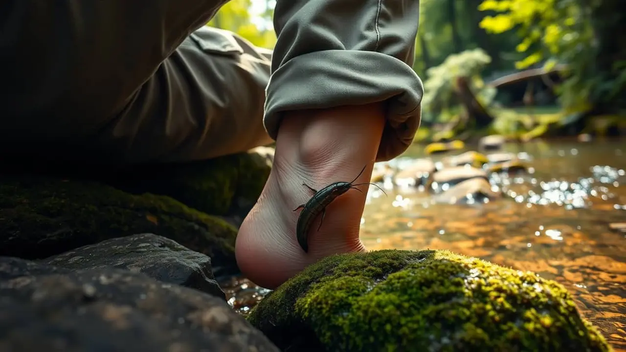 mimpi digigit lintah di kaki