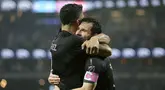 Lionel Messi menunjukkan sikap luar biasa sebagai bintang sepak bola saat laga antara Inter Miami melawan New York City FC di Citi Field, New York, Rabu (24/09/2025) waktu setempat. (AFP/Getty Images/Dustin Satloff)