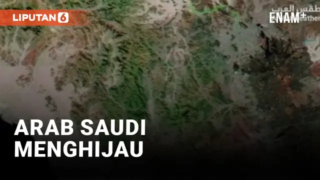 Foto Satelit Arab Saudi, Mekkah, Jeddah dan Madinah Menghijau