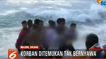 Korban ditemukan dalam kondisi terapung tak jauh dari lokasi awal korban tenggelam.