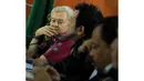 Tito mengatakan, saat pengambilan sampel suara, kliennya hanya diminta membaca 20 kalimat pendek. Tetapi di dalam berkas menjadi 25 kalimat panjang dan berbeda, Pengadilan Tipikor, Rabu (21/05/2014) (Liputan6.com/Faisal R Syam).