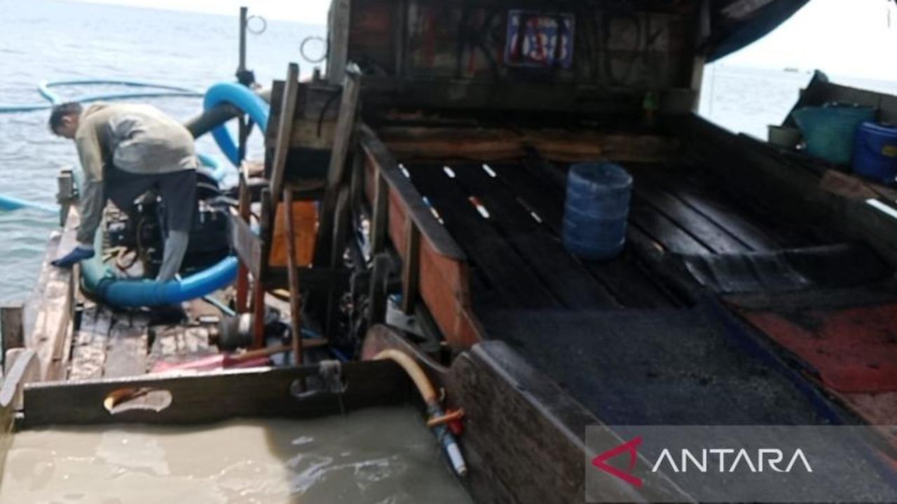 Polres Bangka Barat Ajak Warga Aktif Cegah Tambang Liar di Perairan Mentok