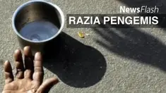 Petugas Pelayanan, Pengawasan dan Pengendalian Sosial (P3S) Suku Dinas Sosial Jakarta Pusat terluka di tangan kanannya. Sebabnya, seorang pengemis melawan saat dirazia petugas.