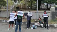 Aksi Kemanusiaan Slemania di Laga PSS Vs Borneo FC, Galang Donasi Masker untuk Korban Karhutla Kalimantan