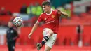 Daniel James. Pemain sayap Wales ini didatangkan Manchester United dari Swansea City pada 2019/2020. Setelah sempat bermain dua kali musim ini, ia dilepas ke Leeds United sebagai efek kepulangan Cristiano Ronaldo. Setan Merah pun meraup keuntungan 10 juta pounds. (Foto: AFP/Lindsey Parnaby)