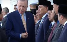 Lucu, Presiden Erdogan Kode Jari 'Fulus' saat Dikenalkan Prabowo Sosok Menkeu Sri Mulayani di Istana