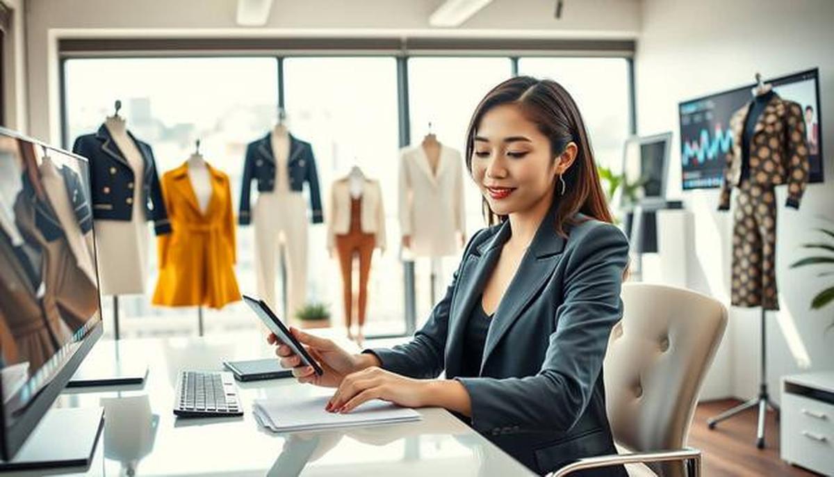 Ilustrasi Jualan Produk Fashion Musiman