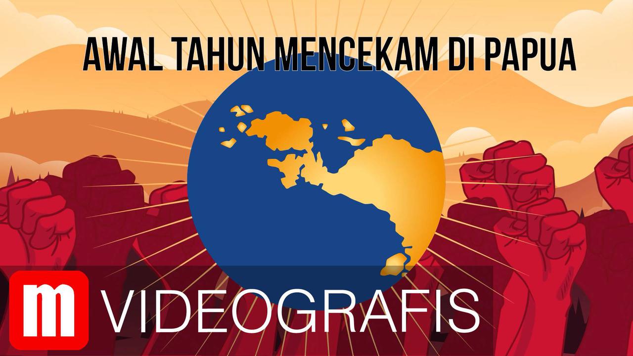 VIDEOGRAFIS: Awal Tahun Mencekam di Papua