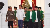 Presiden Joko Widodo (Jokowi) bertemu kelompok Persatuan Ummat Islam (PUI) di di Istana Negara Jakarta, Selasa (6/2/2024). (Dok Tim Humas PUI)