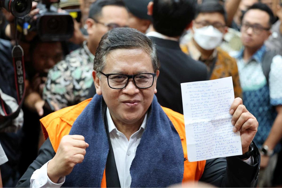 Hasto Kristiyanto jalani sidang perdana