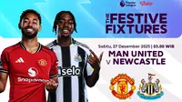 Saksikan Live Streaming Liga Inggris Pekan ke-18: Manchester United vs Newcastle United, Eksklusif di Vidio