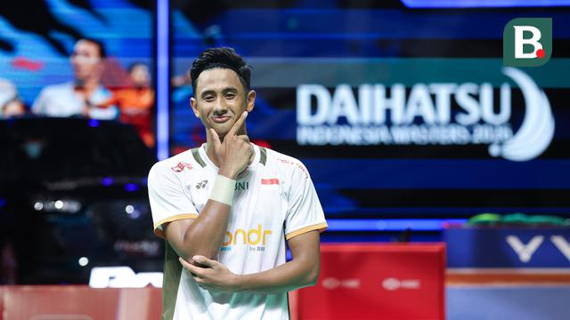 Foto: Tampil Mendominasi Atas Wakil Taiwan, Alwi Farhan Amankan 1 Tiket Final Indonesia Masters 2026