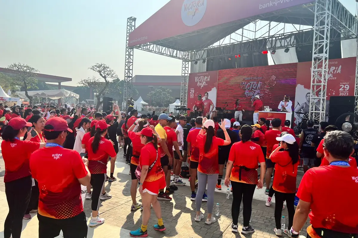 Para peserta Victoria Run 2023