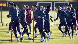 Arsenal akan bertandang ke markas PSV Eindhoven pada matchday 6 Grup B Liga Champions 2023/2024 di Philips Stadion, Rabu (13/12) jam 00:45 WIB. (Jonathan Brady/PA via AP)