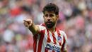 Reaksi striker Atletico Madrid, Diego Costa saat laga Liga Spanyol 2019/2020 menghadapi Sevilla di Wanda Metropolitano Stadium, Madrid (7/3/2020). Diego Costa membela Chelsea selama 3 musim mulai 2014/2015 hingga 2016/2017 usai didatangkan dari Atletico Madrid. Pada 2017/2018 Chelsea memulangkan Diego Costa ke Atletico Madrid dengan nilai transfer 60 juta euro. Saat ini Diego Costa berstatus tanpa klub setelah dilepas Wolverhampton pada akhir musim 2022/2023. (AFP/Pierre-Philippe Marcou)