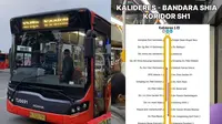 Rute Transjakarta Ke Bandara Soeta hanya Rp3,5 Ribu sekali jalan. (Dok: TikTok&nbsp;@muhammadezrap)