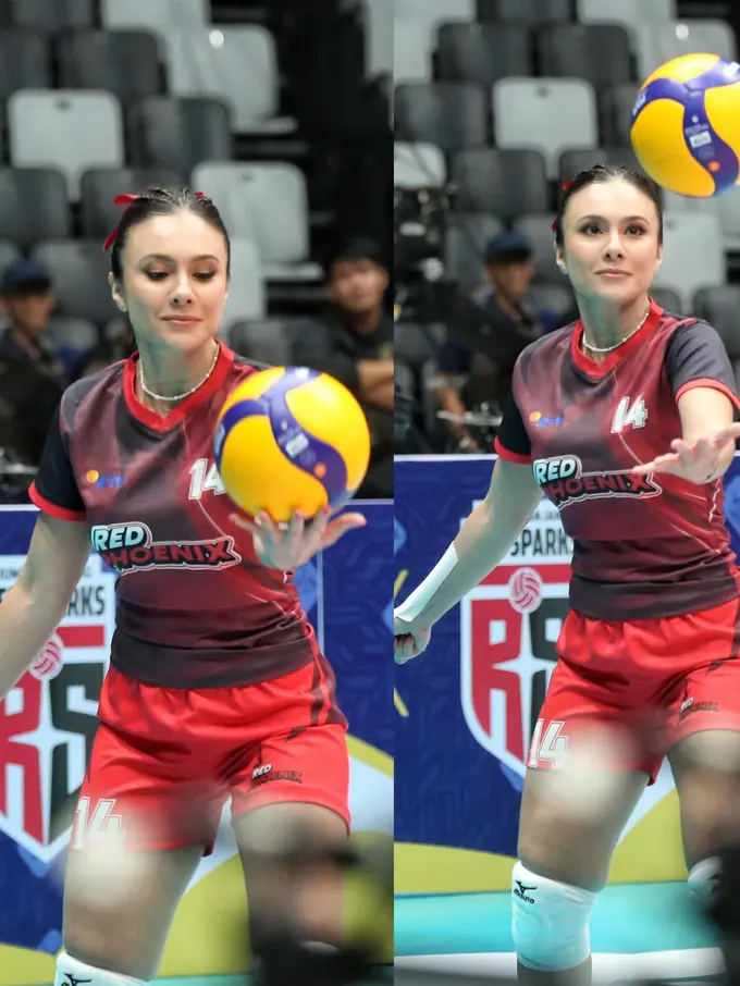 Wulan Guritno di Fun Volleyball Celebrity Match (Fimela/Adrian Putra)