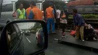 Hujan Deras, Kecelakaan Beruntun Terjadi di Tol Jakarta-Merak