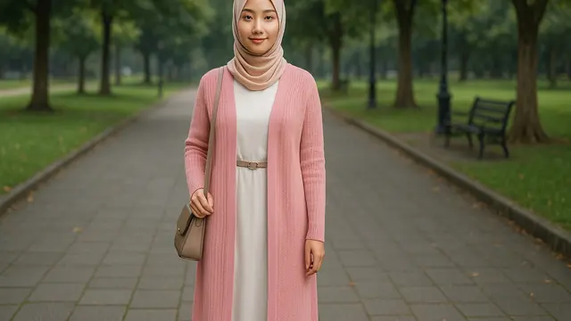 7 Model Cardigan Rajut Warna Pink yang Cocok untuk Wanita yang Ingin Tampil Aesthetic, Manis dan Stylish Sepanjang Hari