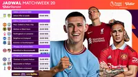 Live Streaming Liga Inggris 2022/23 Pekan ke-20 di Vidio : Ada Derby Manchester dan Derby London
