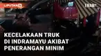 Kecelakaan terjadi di depan BRI Losarang, menyebabkan dua mobil rusak berat. Belum diketahui kronologi pasti penyebab kecelakaan tersebut
