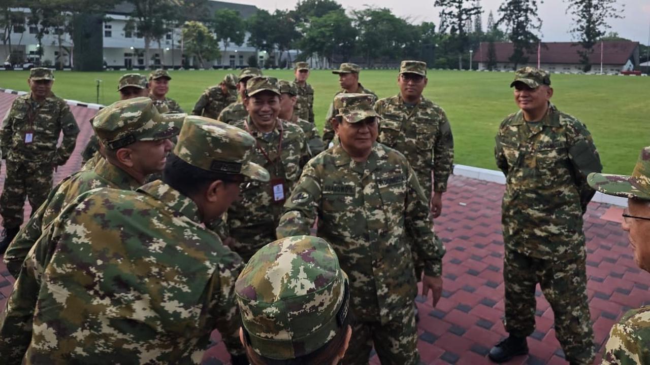 Prabowo soal Komcad di Lembah Tidar: Kita Harus Bergerak Seirama dengan Tujuan yang Sama