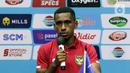 Kapten timnas U-17 Indonesia, Iqbal Gwijangge saat memberi keterangan terkait kesiapannya menghadapi laga Kualifikasi Piala AFC U-17 2023 grup B, Kabupaten Bogor, Jawa Barat, Jumat (30/9/2022). Di babak Kualifikasi Piala AFC U-17 grup B akan digelar di di Stadion Pakansari, Kabupaten Bogor, Jawa Barat pada 1-9 Oktober 2022. (Liputan6.com/Helmi Fithriansyah)