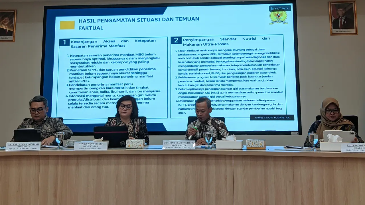 Komnas HAM temukan pelanggaran MBG