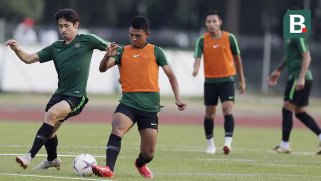 Latihan Timnas Indonesia