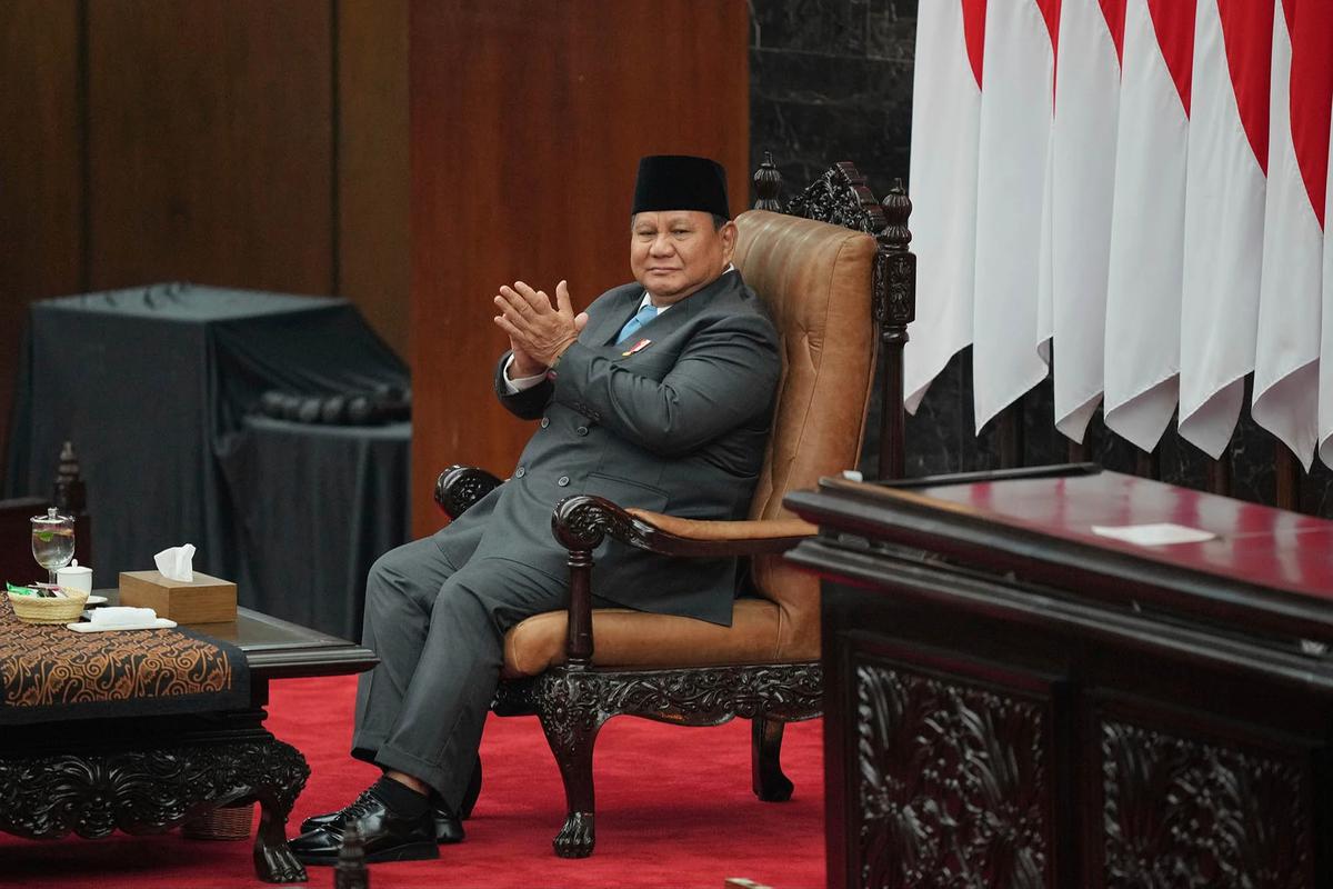 FOTO: Prabowo Sampaikan Arah Kebijakan Fiskal RAPBN 2027 di DPR