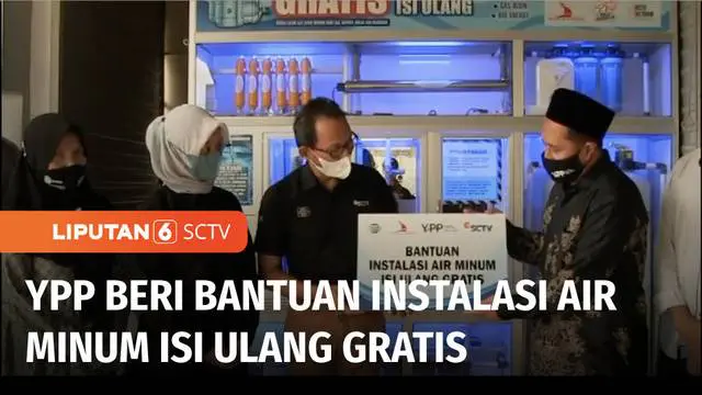 Pemirsa SCTV memberi bantuan instalasi air minum isi ulang gratis, kepada masjid Al Ikhwan, Tangerang, Banten. Bantuan ini diharapkan dapat meringankan beban jemaah dan masyarakat di sekitar masjid, terkait kebutuhan air bersih.