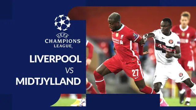 Berita motion grafis statistik Liverpool vs Midtjylland dalam laga matchday 2 Grup D Liga Champions 2020-2021 yang dihelat di Anfield, Rabu (28/10/2020) dini hari WIB.