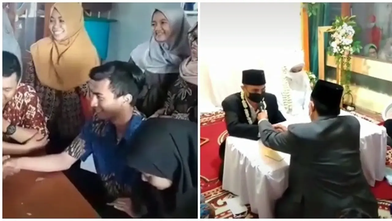 Berawal dari Bercanda Ucap Ijab Kabul, Pasangan Ini Melaju Sampai Pelaminan