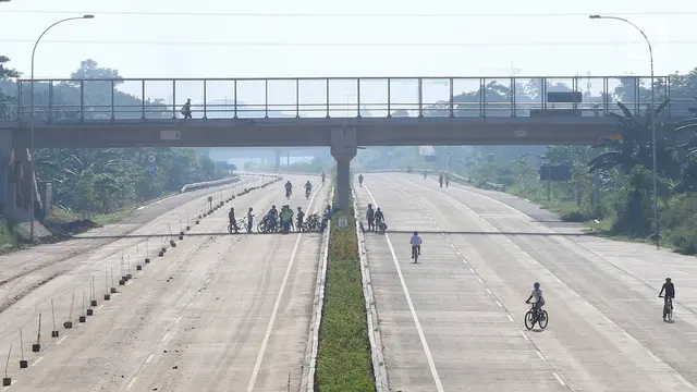 Proyek Tol Cijago Jadi Tempat Olahraga