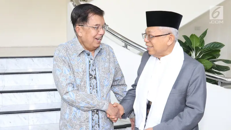 Ma'ruf Amin Temui Jusuf Kalla