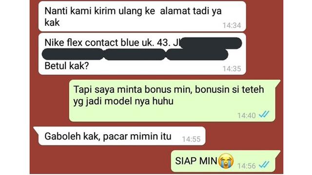 Beli Sepatu Lewat Online Shop, Namun yang Dikirim Hal Tak Terduga