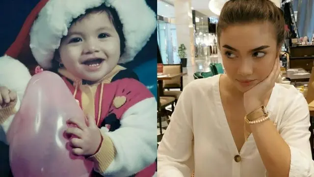 Blasteran Italia, Ini 6 Potret Masa Kecil Angela Gilsha yang Menggemaskan
