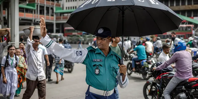 Akhiri Mogok Kerja, Polisi Bangladesh Kembali Beraktivitas