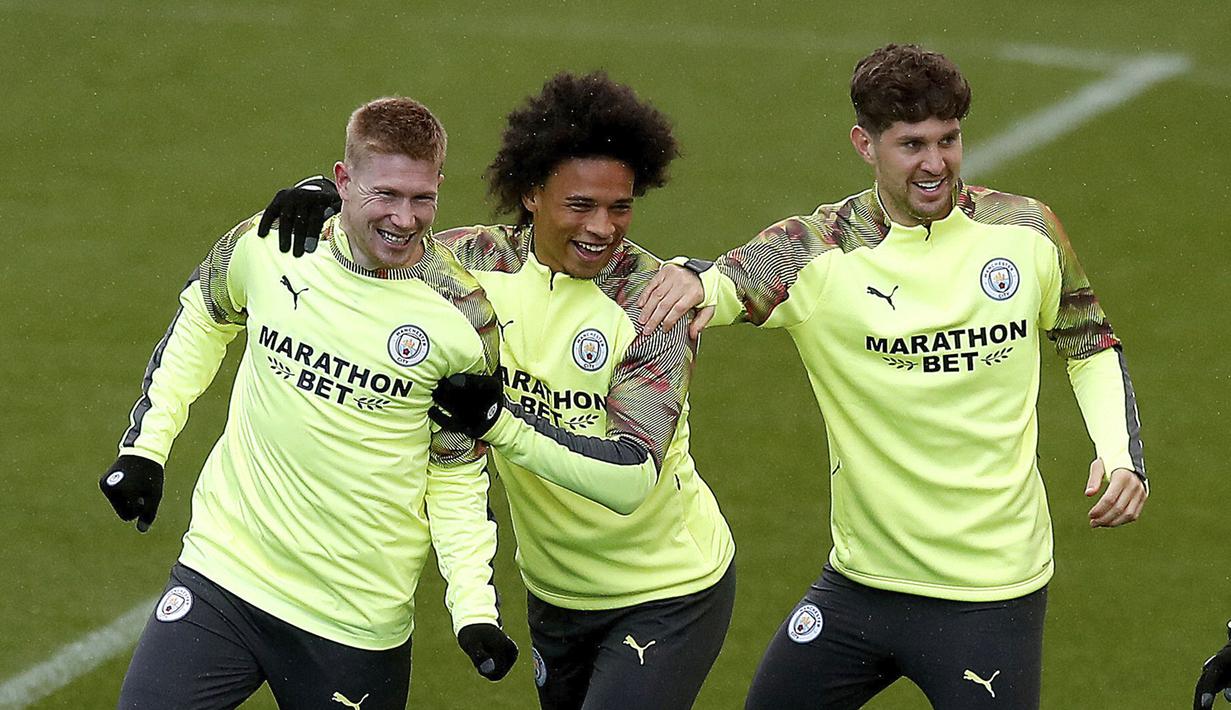 Foto Intip Persiapan Pemain Manchester City Jelang Hadapi Madrid Di Bernabeu Bola Liputan6 Com
