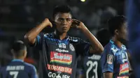 Dedik Setiawan ingin tampil konsisten bersama Arema sepanjang musim 2018. (Bola.com/Iwan Setiawan)