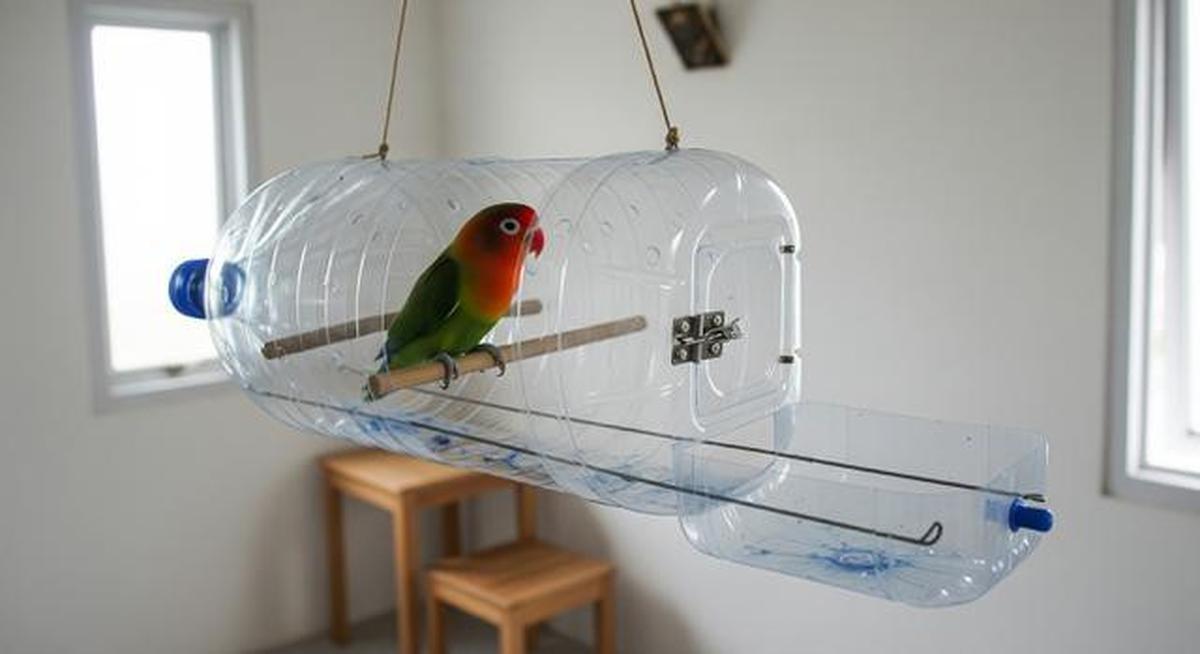 8 Desain Kandang Lovebird dari Botol Bekas, Kreatif dan Hemat Biaya