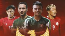 Timnas Indonesia - Hanis Saghara, Ezra Walian, Dedik Setiawan, Kushedya Yudo (Bola.com/Adreanus Titus)