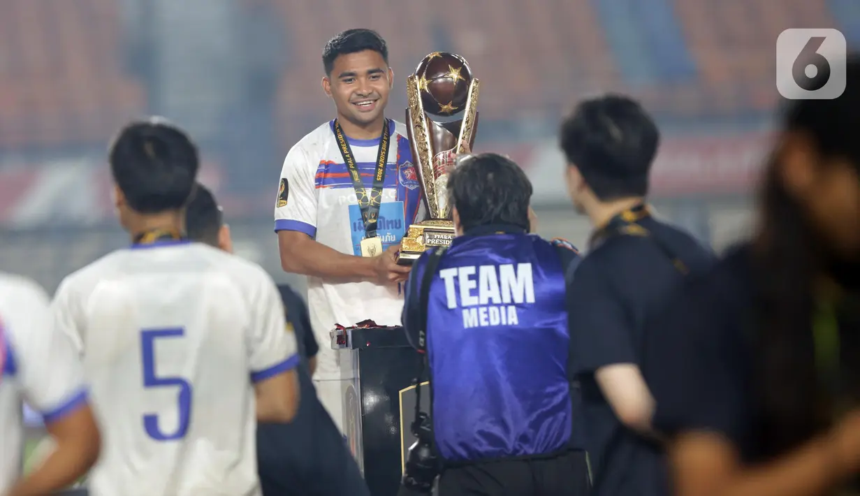 Diketahui, Asnawi Mangkualam memulai laga dari bangku cadangan. (Liputan6.com/Helmi Fithriansyah)