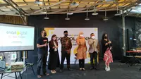 Gelaran EMTEK Digital: Ngobrol UMKM Bareng bersama Merdeka.com, Purwakarta, Kamis (2/12/2021).