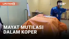 DITEMUKAN MAYAT MUTILASI DALAM KOPER MERAH DI BOGOR