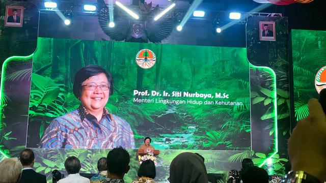 Sambutan dari Siti Nurbaya , Menteri Lingkungan Hidup dan Kehutanan Indonesia