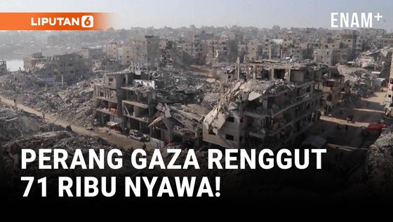 Lebih dari 71 Ribu Tewas Sejak Perang Hamas-Israel
