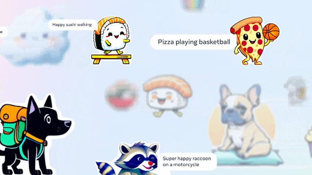 Meta bakal hadirkan fitur stiker AI di sejumlah platformnya (Meta)