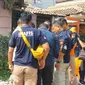 Polisi sedang melakukan olah TKP dua kerangka ibu dan anak./ Dok. Polres Cimahi